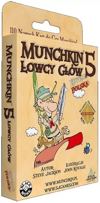 Munchkin 5. Łowcy głów. Dodatek do gry - tantis.pl