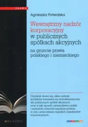 Wewnętrzny nadzór korporacyjny w publicznych spółkach akcyjnych