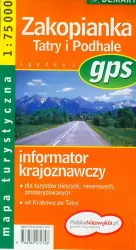 Zakopianka, Tatry i Podhale. Mapa turystyczna 1:75