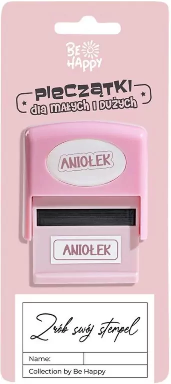 Pieczątka z napisem - Aniołek - tantis.pl