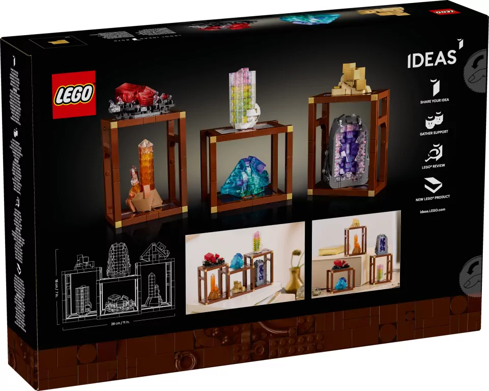 LEGO® Ideas. Kolekcja minerałów 21362 - tantis.pl