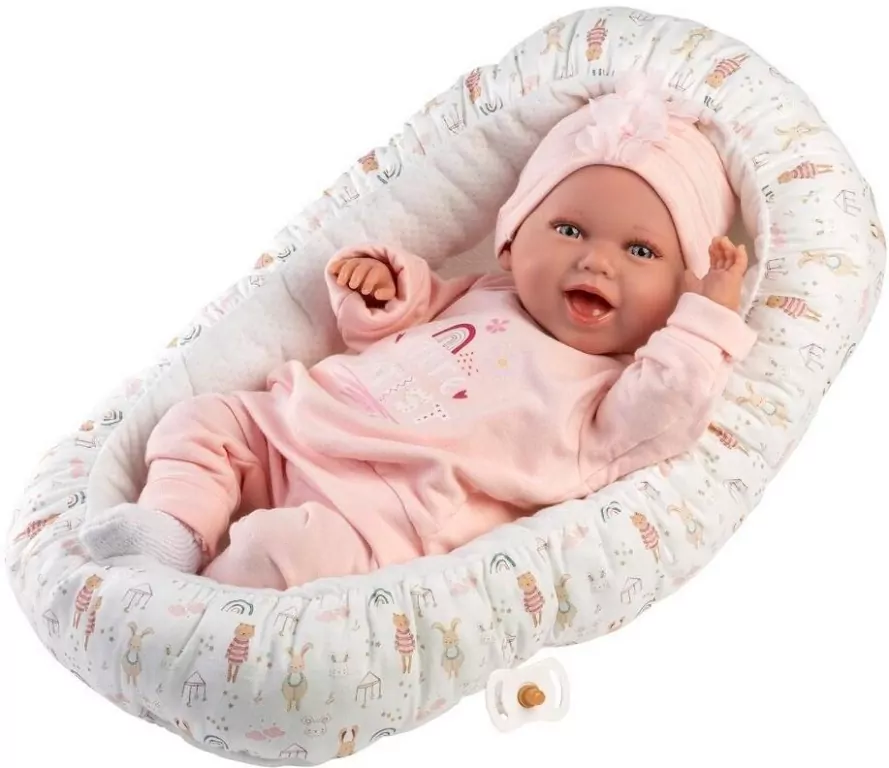 Lalka bobas Mimi śmiejąca się z kokonem 42cm - tantis.pl