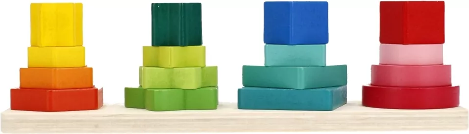 Piramidki drewniane - tantis.pl