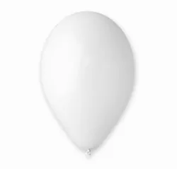 Balony pastelowe białe 30cm
