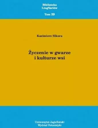Życzenie w gwarze i kulturze wsi - tantis.pl