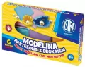 Modelina pastelowa z brokatem. 6 kolorów. - tantis.pl