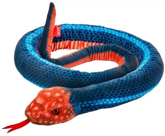 Wąż niebiesko-pomarańczowy 180cm - tantis.pl