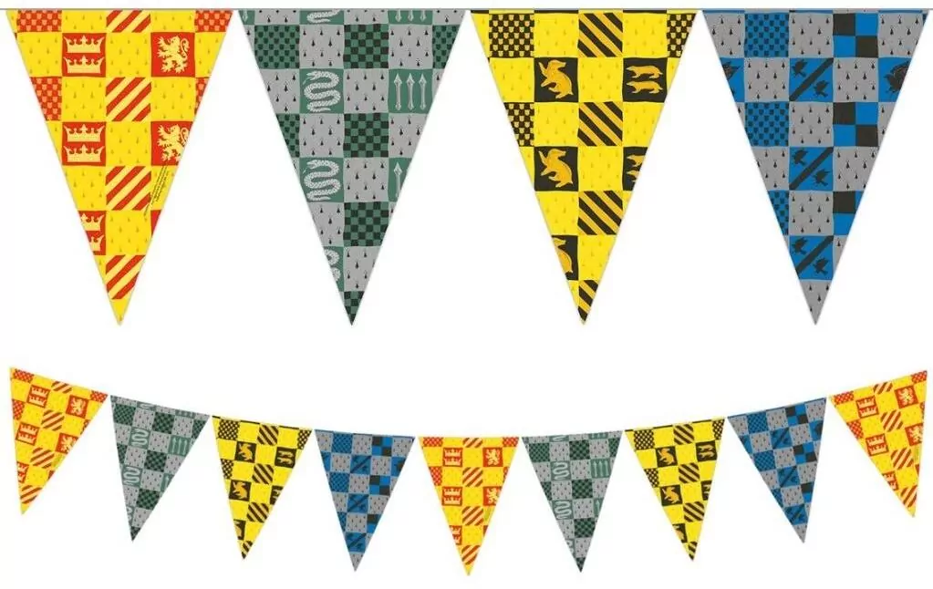 Banner Harry Potter Hogwarts Houses flagi - tantis.pl