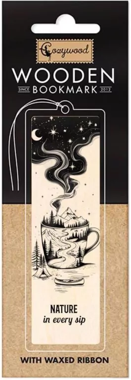 Zakładka drewniana Kubek podróże - tantis.pl