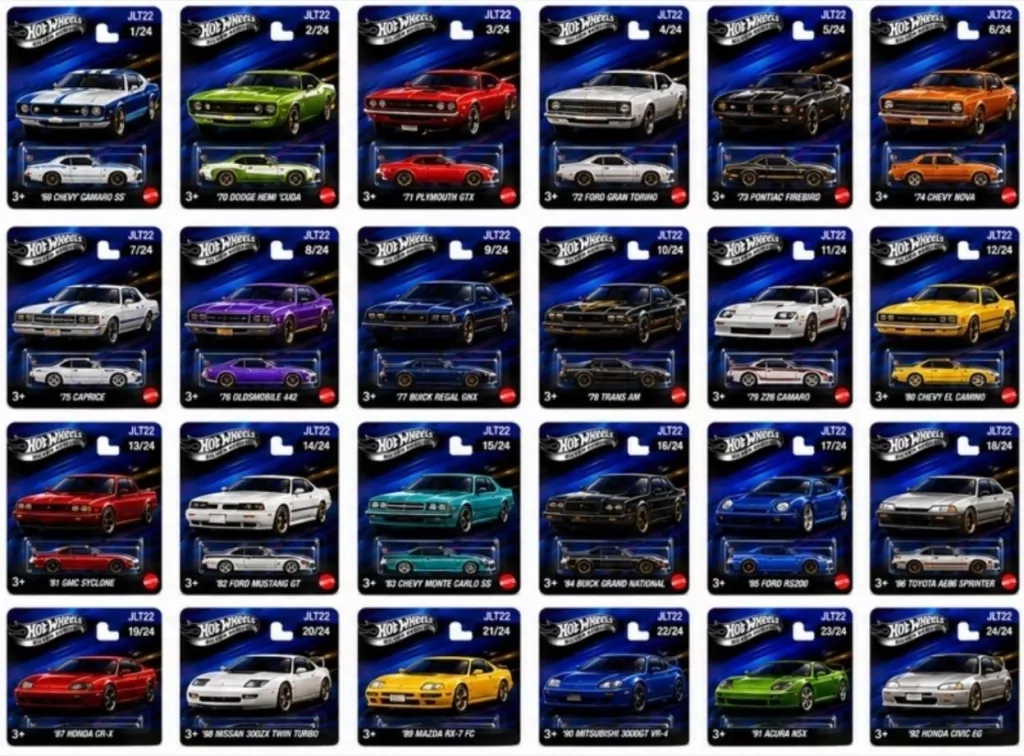 Hot Wheels Silver Series Automotive Mix - tantis.pl