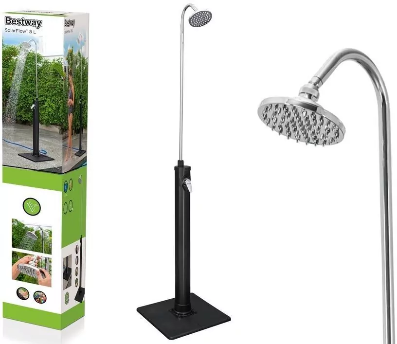 Prysznic ogrodowy basenowy solarny 8L - tantis.pl