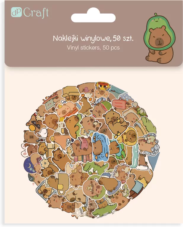 Naklejki winylowe Kapibara - tantis.pl