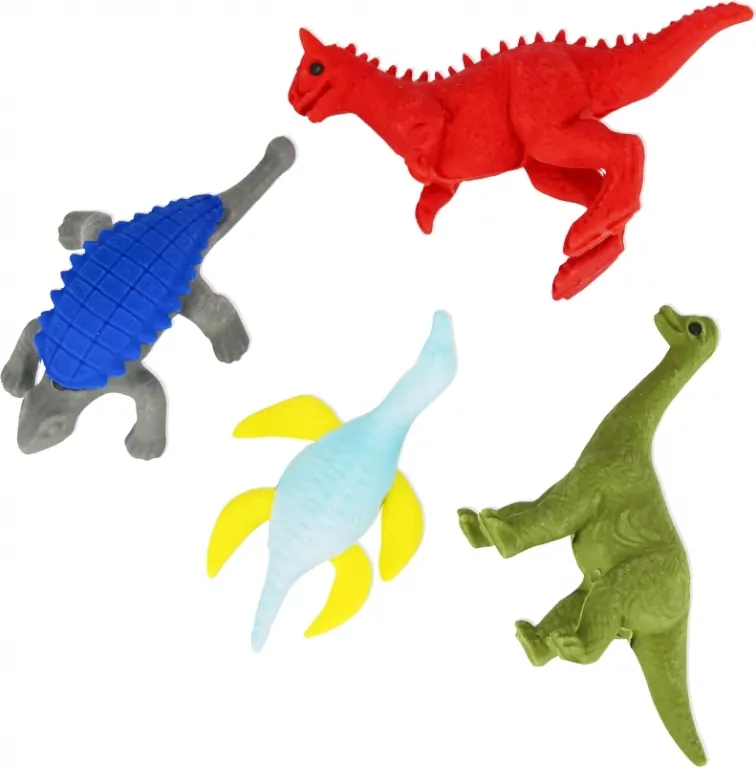 Gumka do mazania 3D puzzle 4 sztuki Dino - tantis.pl