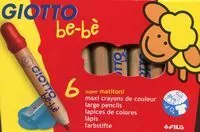 Kredki grube. Bebe 6 kolorów - tantis.pl