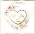 Zaproszenie Ślub (5szt) - tantis.pl