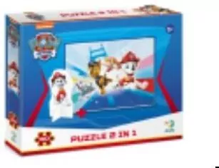 Puzzle 60 Paw Patrol with charater figure - tantis.pl