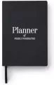 Planer tygodniowy, czarny - tantis.pl