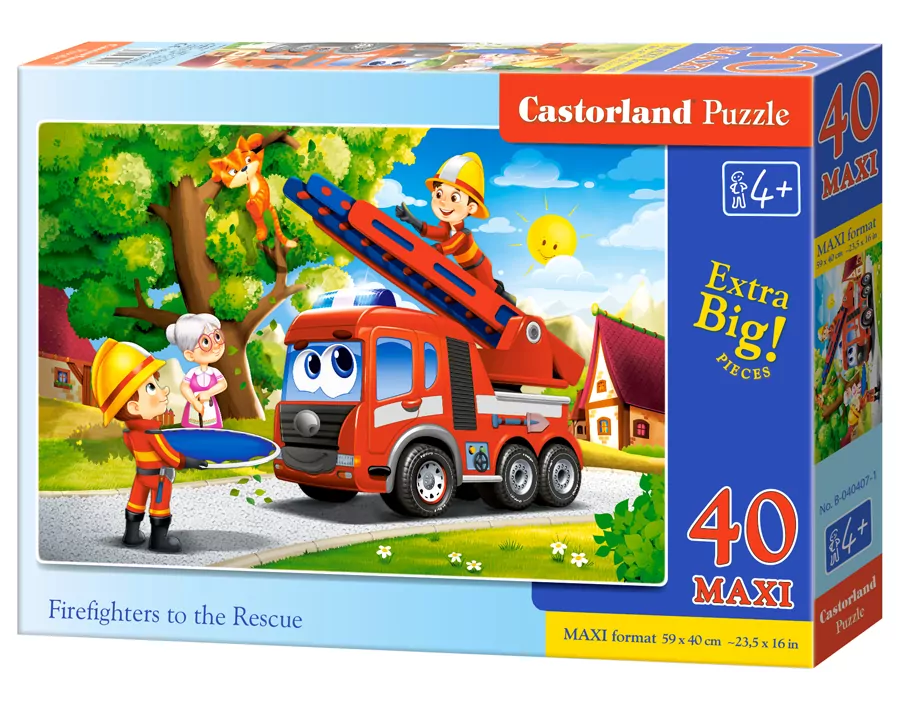 Puzzle 40 Firefighters to the Rescue CASTOR - tantis.pl