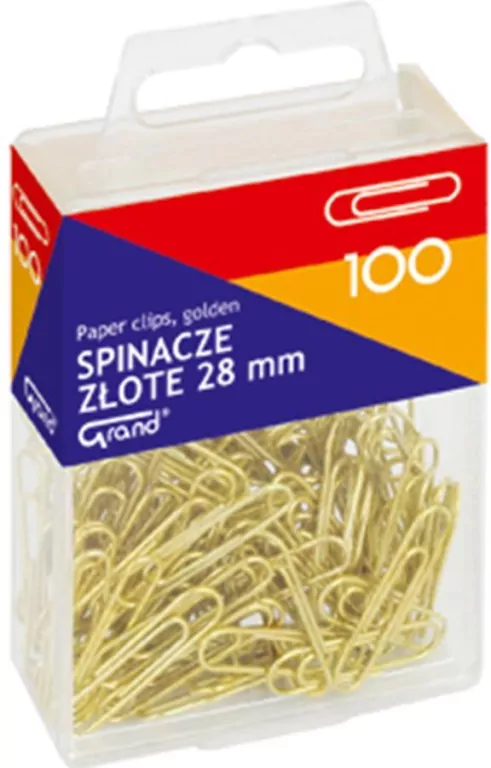Spinacze złote. R-28. - tantis.pl