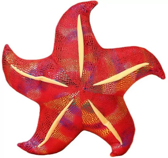 Poduszka pluszowa rozwgwiazda czerwona 20cm - tantis.pl