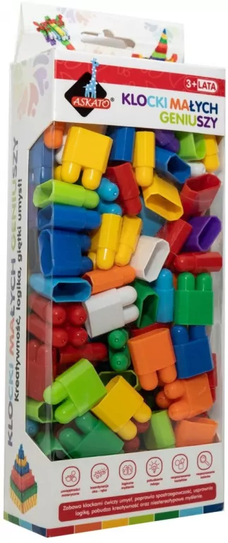 Klocki małych geniuszy. Cegiełki - tantis.pl