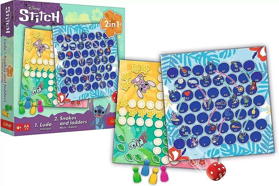 Trefl. Gra 2w1. Lilo&Stitch - tantis.pl