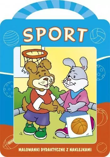 Sport. Malowanki dydaktyczne z naklejkami. - tantis.pl