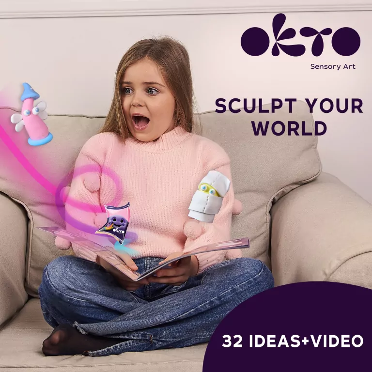 Zestaw lekkiej ciastoliny piankolina Biel&Pastele - tantis.pl