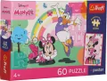 Puzzle 60 Disney Minnie + plakat TREFL - tantis.pl