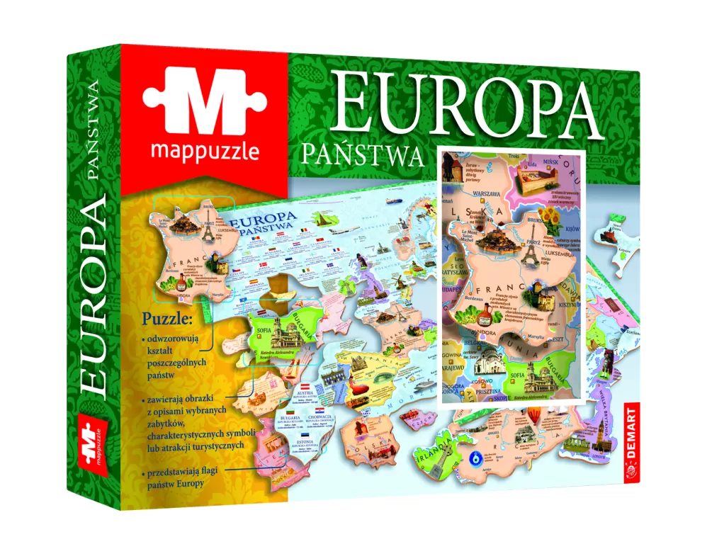 Mappuzzle. Europa Państwa - tantis.pl