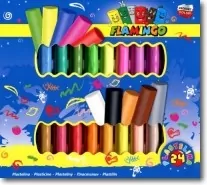 Plastelina flamingo 24 kolorów