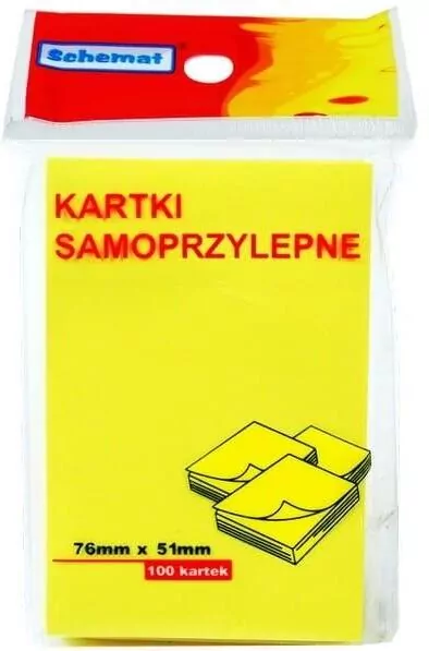 Karteczki samoprzylepne 76x51mm - tantis.pl
