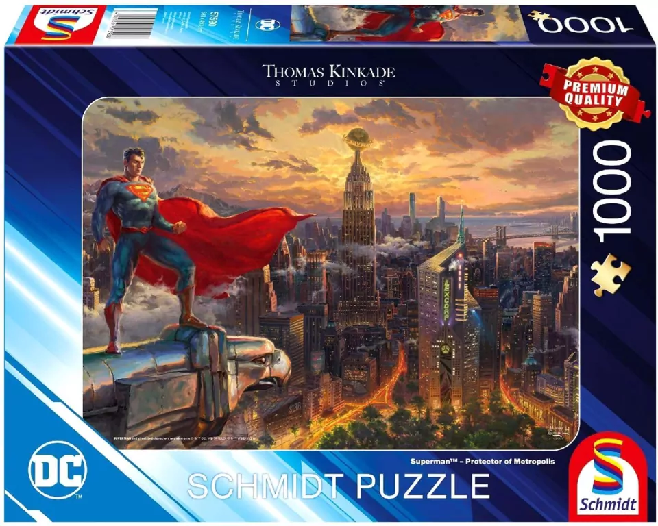 Puzzle 1000 PQ T.Kinkade Superman 113548 - tantis.pl