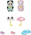 Sylvanian Families Przedszkole Spacer z parasolkami Baby Trio 5748 - tantis.pl