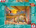 Puzzle 1000 Weranda w górach - tantis.pl