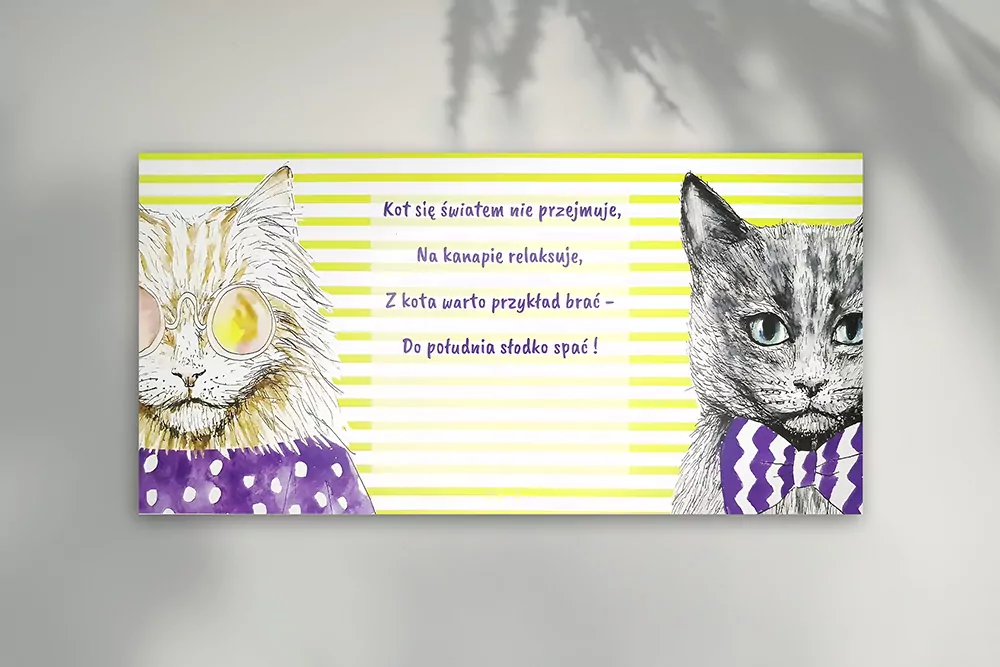 Karnet KW Kot seledyn - tantis.pl