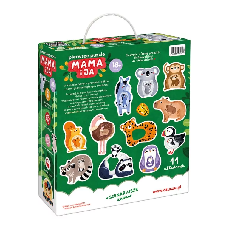CzuCzu. Pierwsze puzzle. Mama i ja - tantis.pl