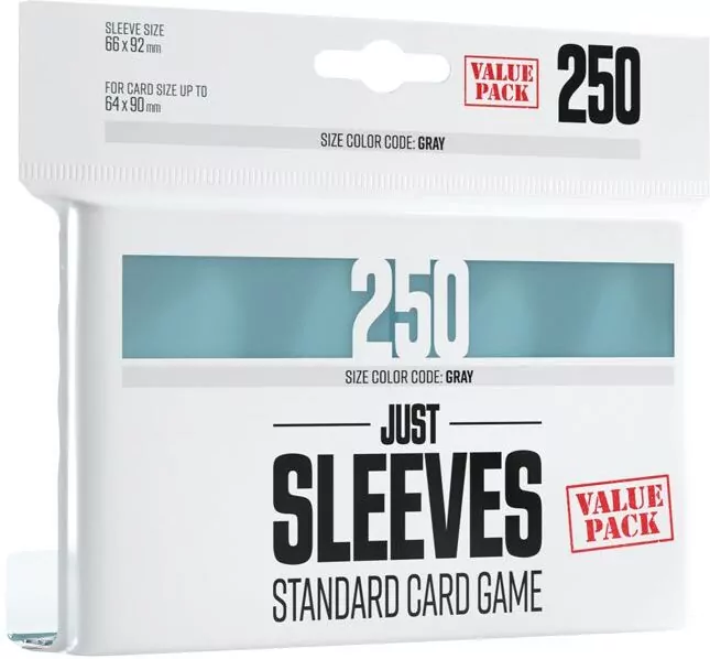 Gamegenic: Just Sleeves - Standard Card Game Sleeves (66x92 mm) - Value Pack, 250 sztuk - tantis.pl