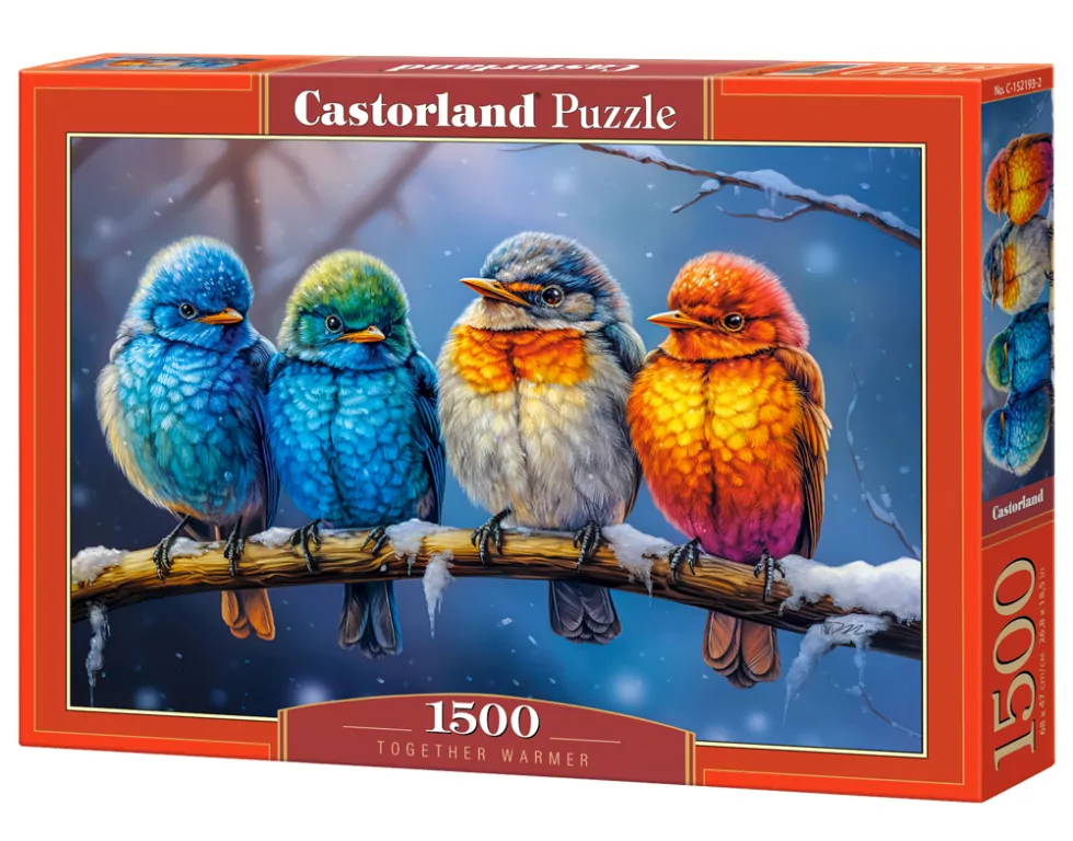Puzzle 1500. Ptaszki. Razem cieplej - tantis.pl