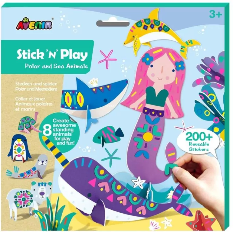 Stick N Play. Zwierzęta polarne i morskie - tantis.pl