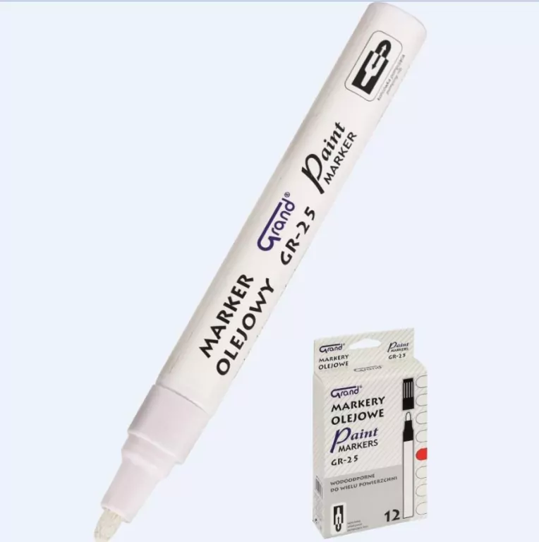Marker olejowy biały GR-25 - tantis.pl