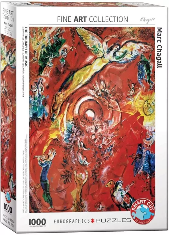 Puzzle 1000. Triumf muzyki Marc Chagall - tantis.pl