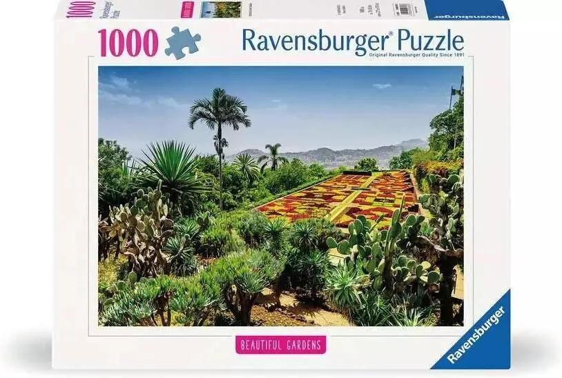 Puzzle 1000 Ogród Botaniczny Madera - tantis.pl