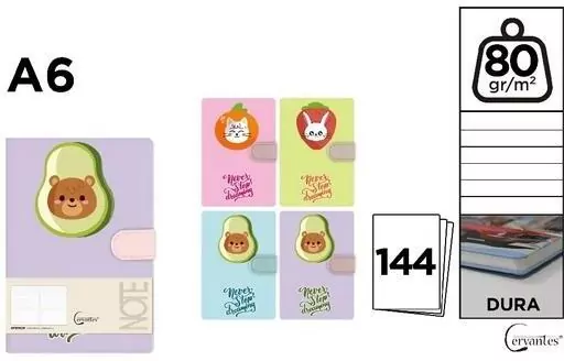 Notatnik A6/144K MIX - tantis.pl