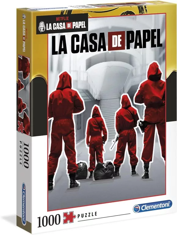 Puzzle 1000 La Casa de Papel Netflix 2 - tantis.pl
