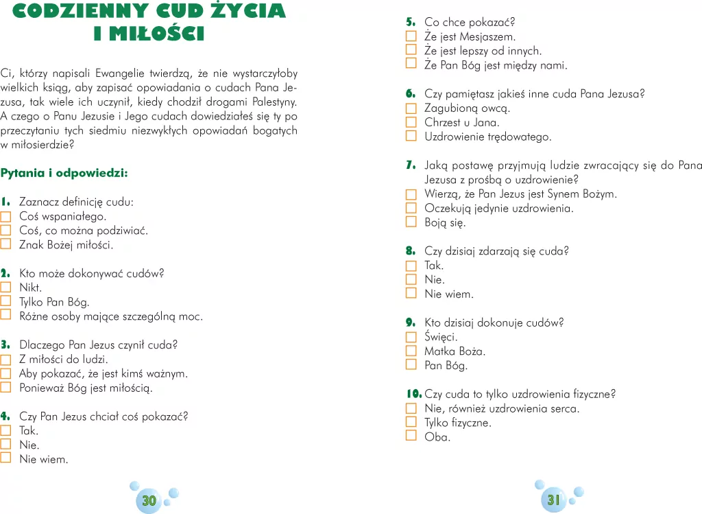 Dzieci poznają cuda Pana Jezusa - tantis.pl