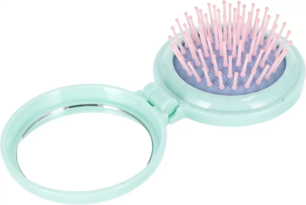 Szczotka do włosów z lusterkiem 8cm 1szt.mix - tantis.pl