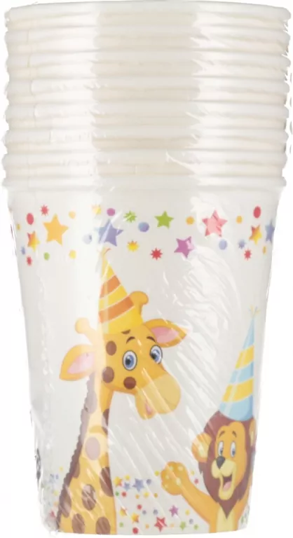 KUBEK PAP 250ML ZWIERZ UR 012701 PM OP8SZT FOL - tantis.pl
