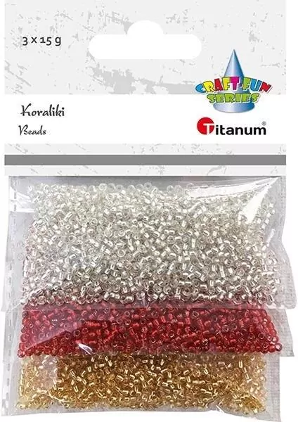Koraliki plastikowe 15g - tantis.pl