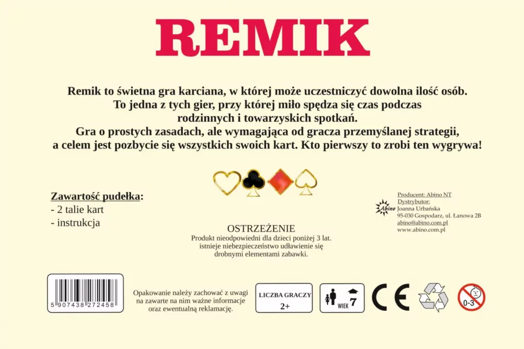 Remik ABINO - tantis.pl